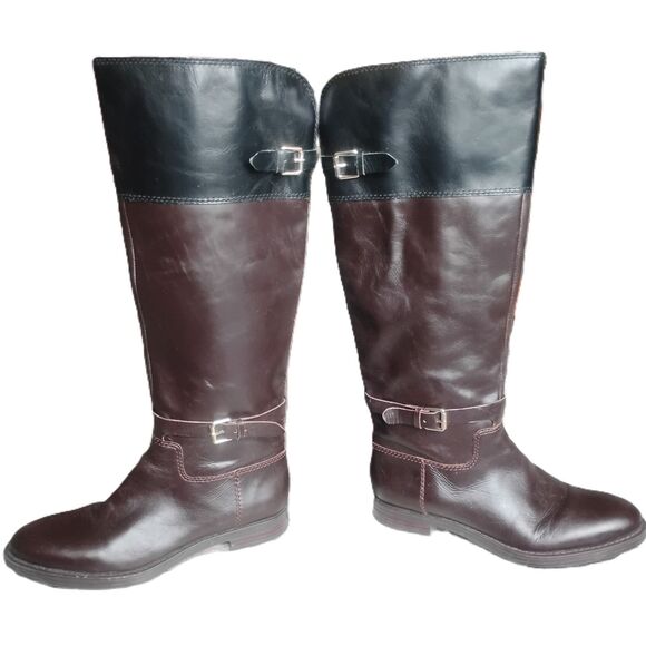 Enzo Angiolini Women's Size 6M Leather Riding Boots - Picture 1 of 10